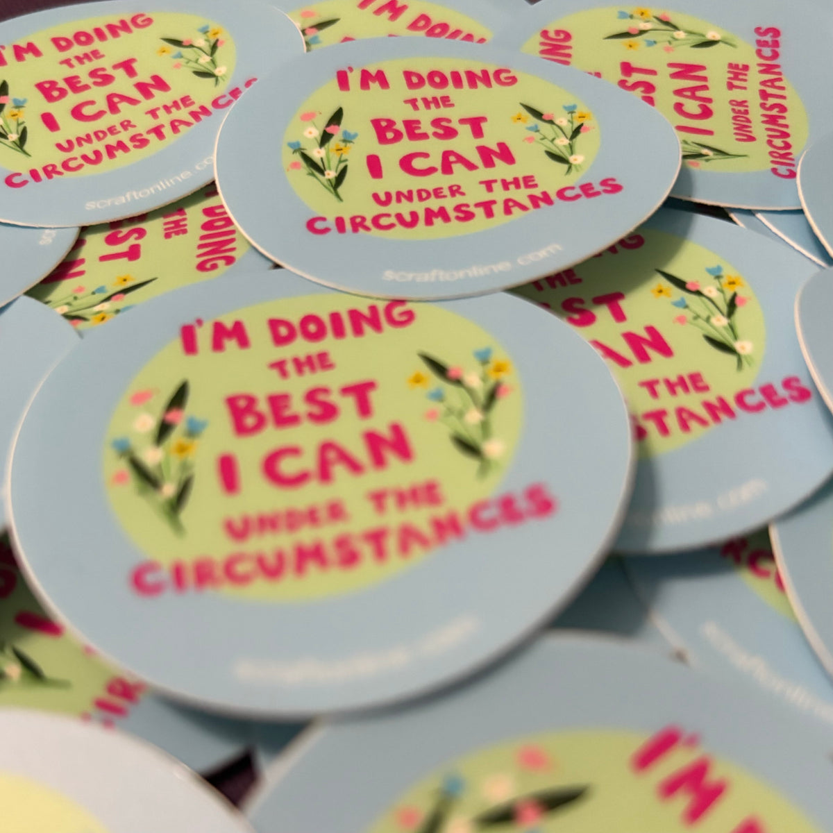 Under the Circumstances Sticker – scraft online