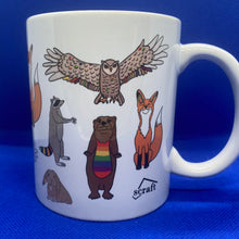 Load image into Gallery viewer, Woodland Creatures Pride Mug