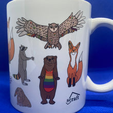 Load image into Gallery viewer, Woodland Creatures Pride Mug