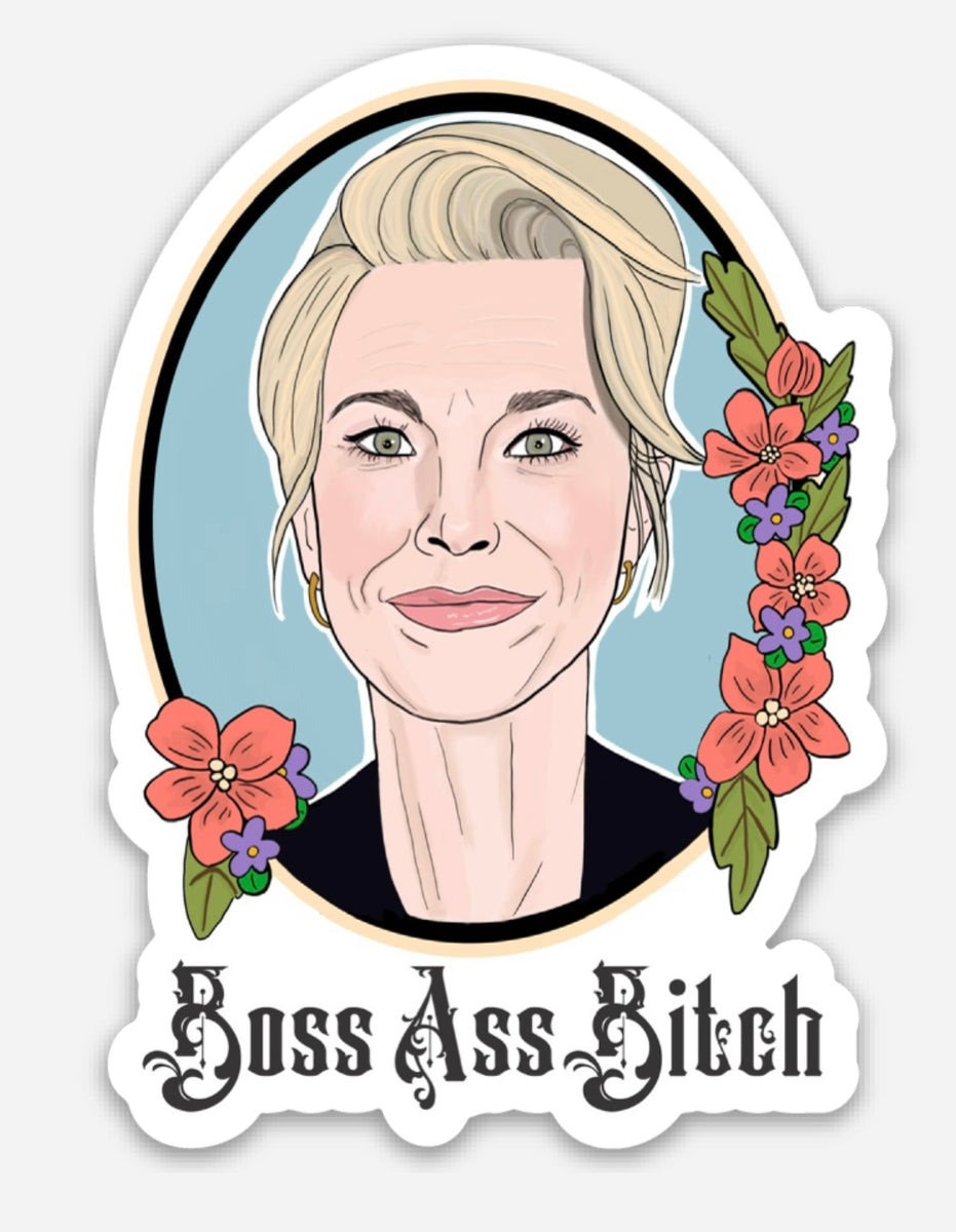 Boss Bitch Lips Sticker