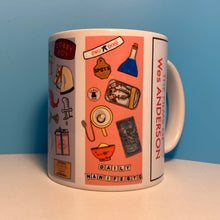 Load image into Gallery viewer, Films of Wes Anderson Mug