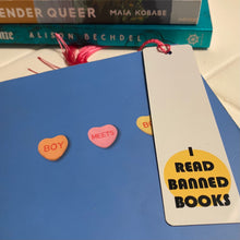 Load image into Gallery viewer, I Read Banned Books Bookmark