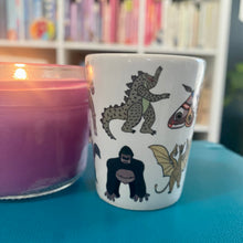 Load image into Gallery viewer, Kaiju Shot Glass Candle
