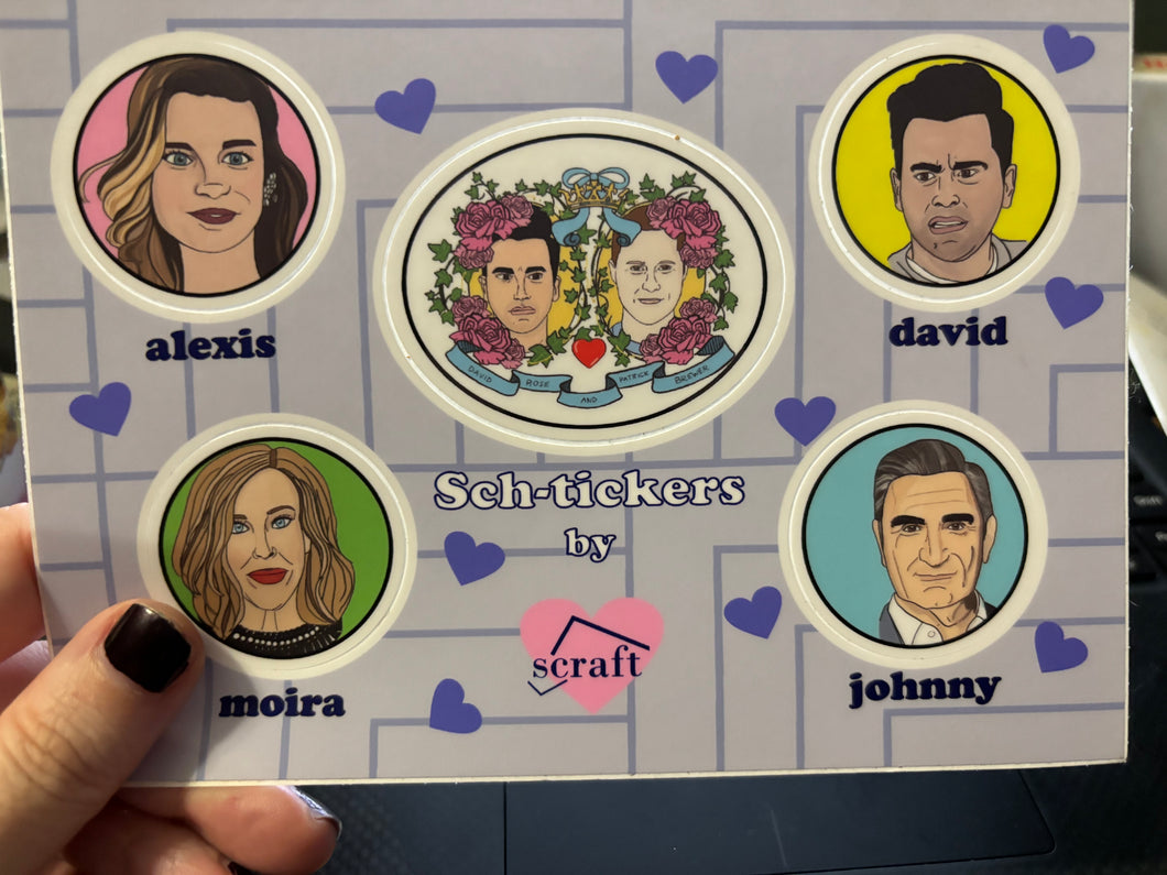 Schitt's Creek Sticker Sheet