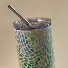 Load image into Gallery viewer, Patterned Stainless Steel Tumbler, 20 oz
