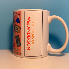 Load image into Gallery viewer, Films of Wes Anderson Mug
