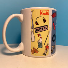 Load image into Gallery viewer, Films of Wes Anderson Mug
